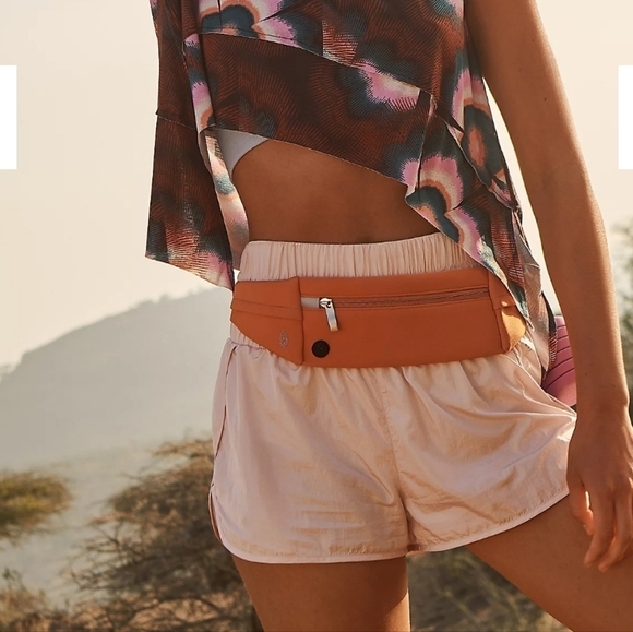 Free People Movement The Way Home Shorts Optic White Running Yoga Athletic M - Picture 2 of 13